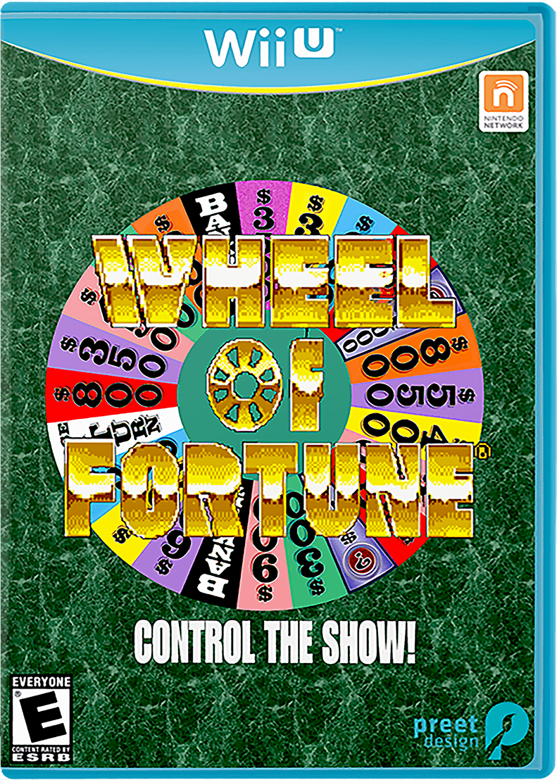 Wheel of Fortune box art for Wii U